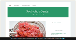Desktop Screenshot of probioticscenter.org